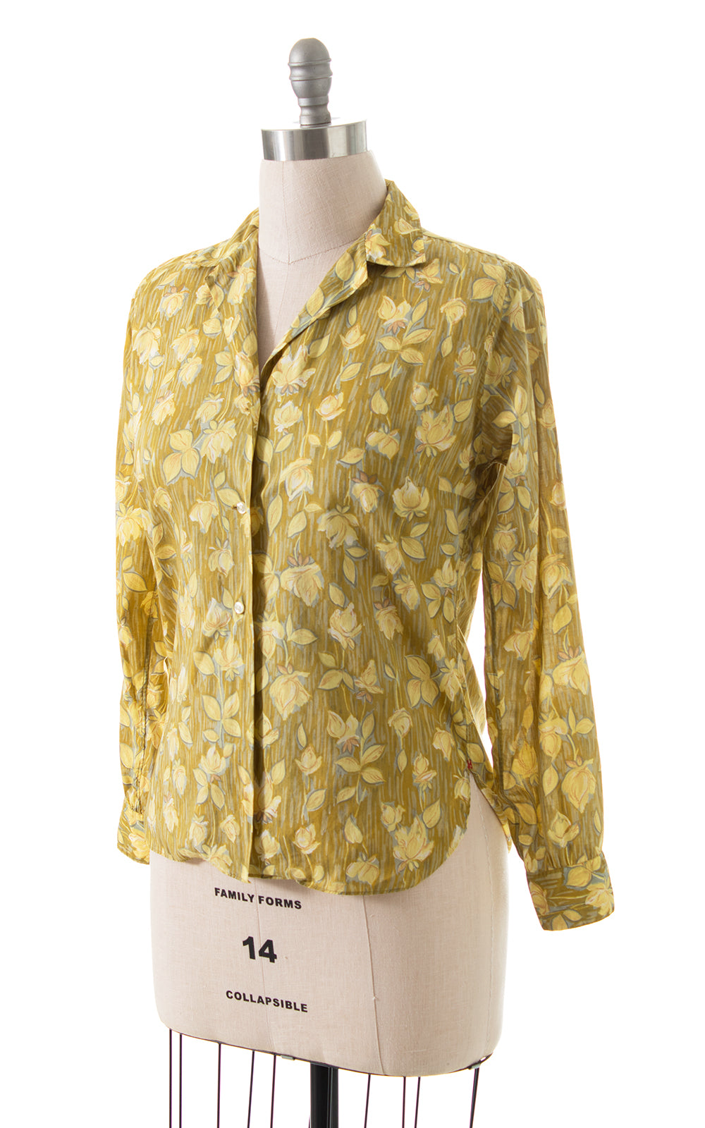 1950s 1960s Liberty of London Rose Blouse