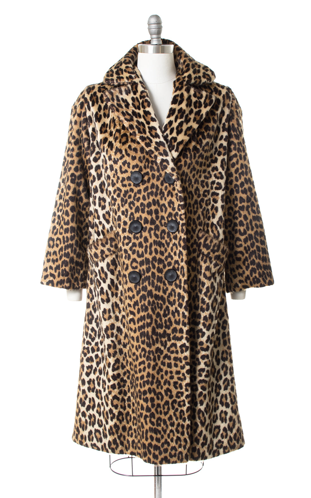 1960s Leopard Print Faux Fur Long Coat | medium/large – Birthday Life ...