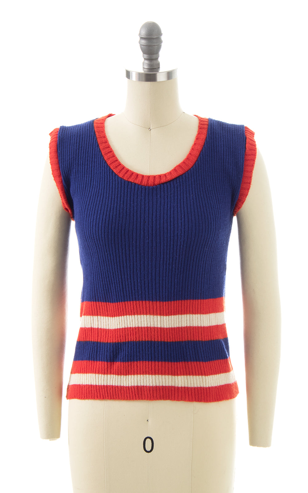 1970s Striped Sweater Vest