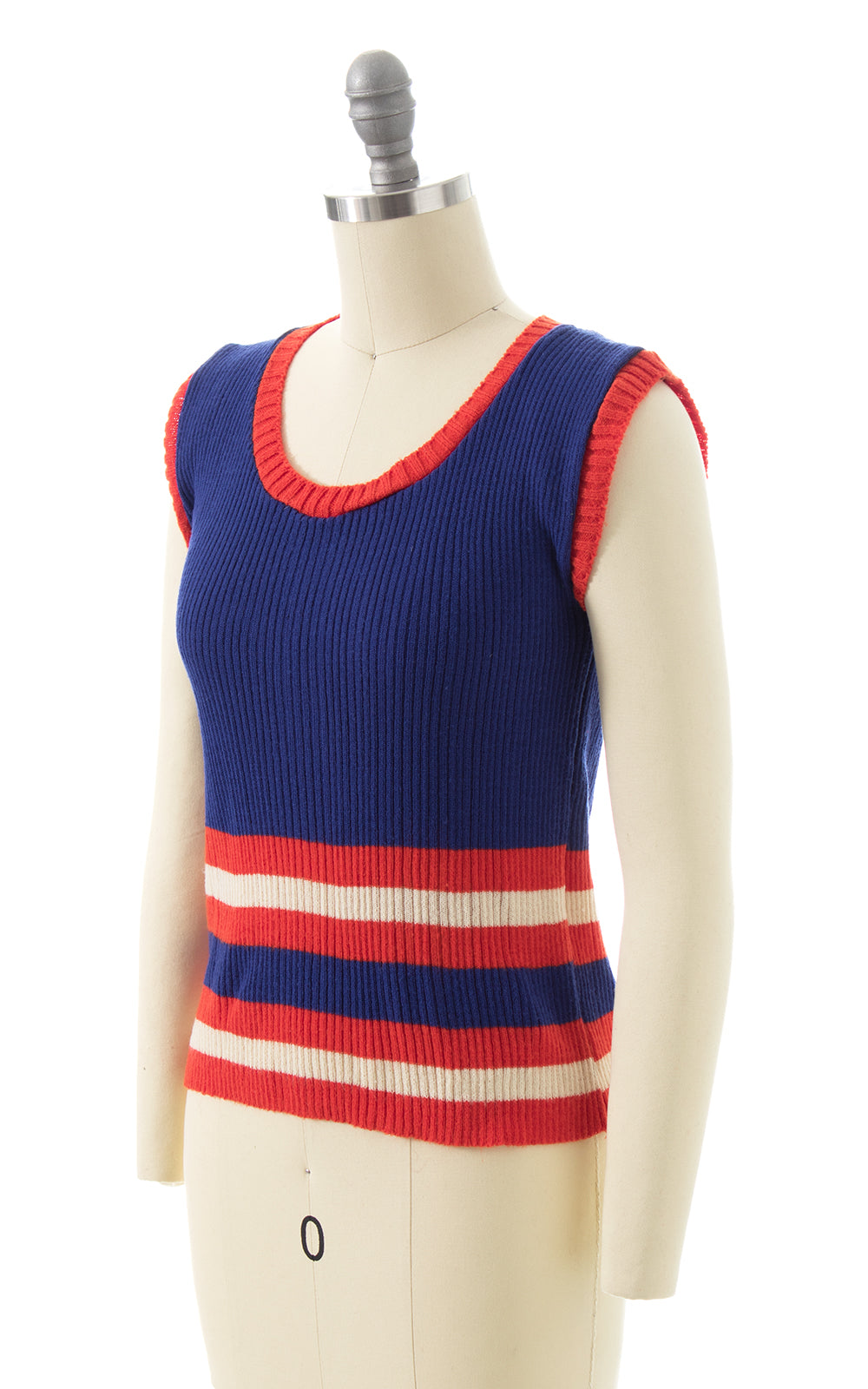 1970s Striped Sweater Vest