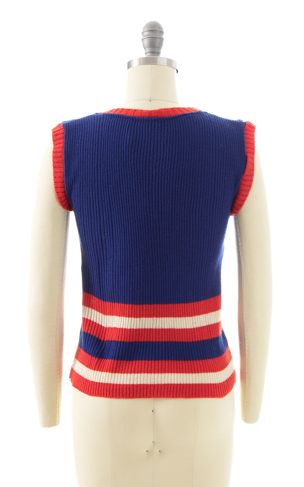 1970s Striped Sweater Vest