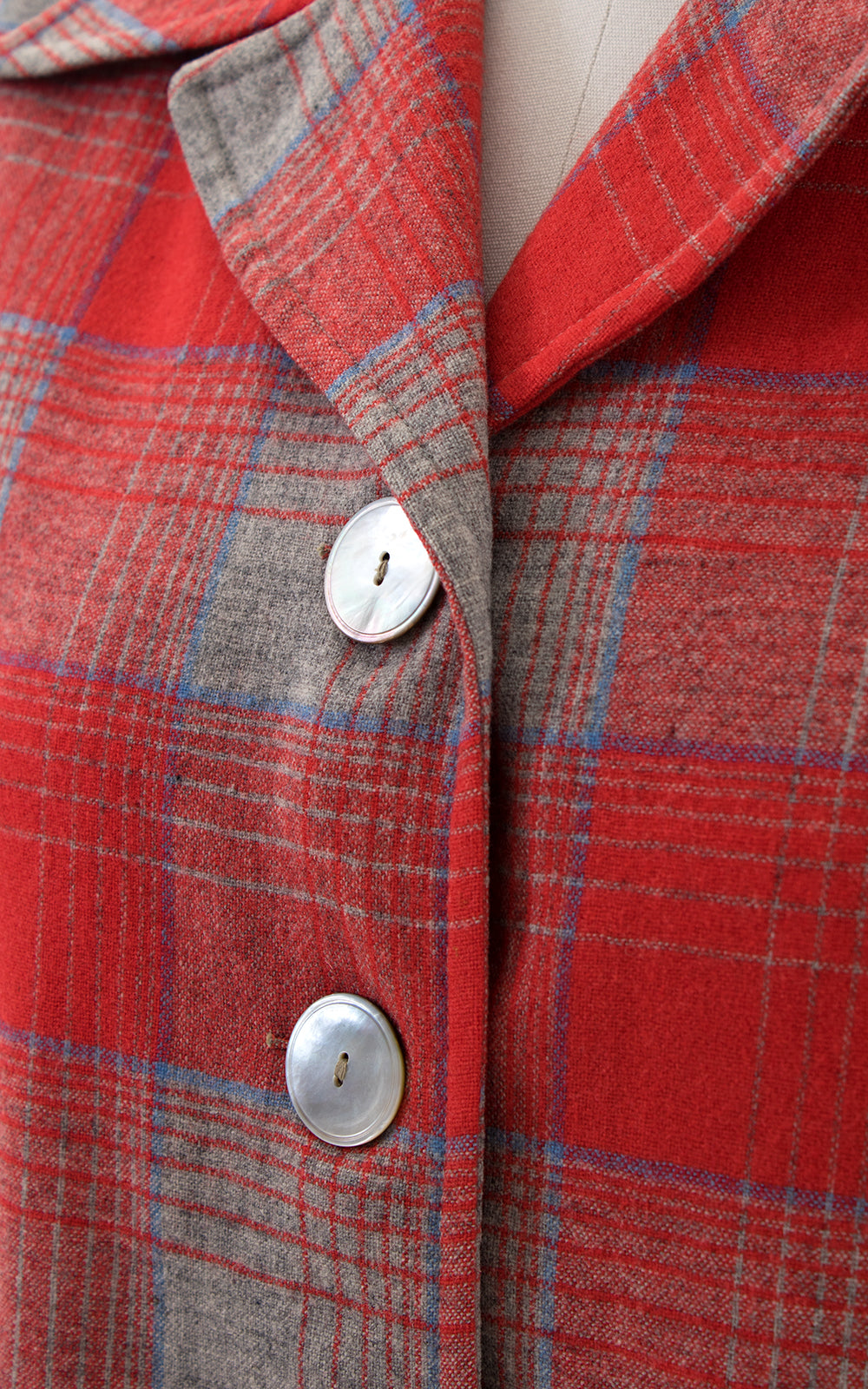 1950s Pendleton 49er Plaid Wool Jacket