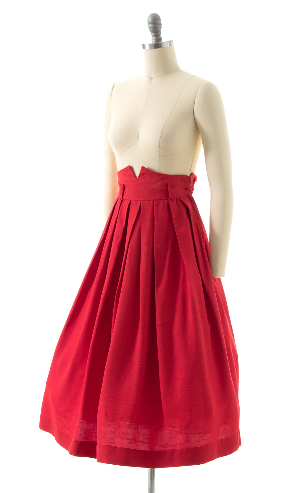 1940s Extra High Waist Skirt