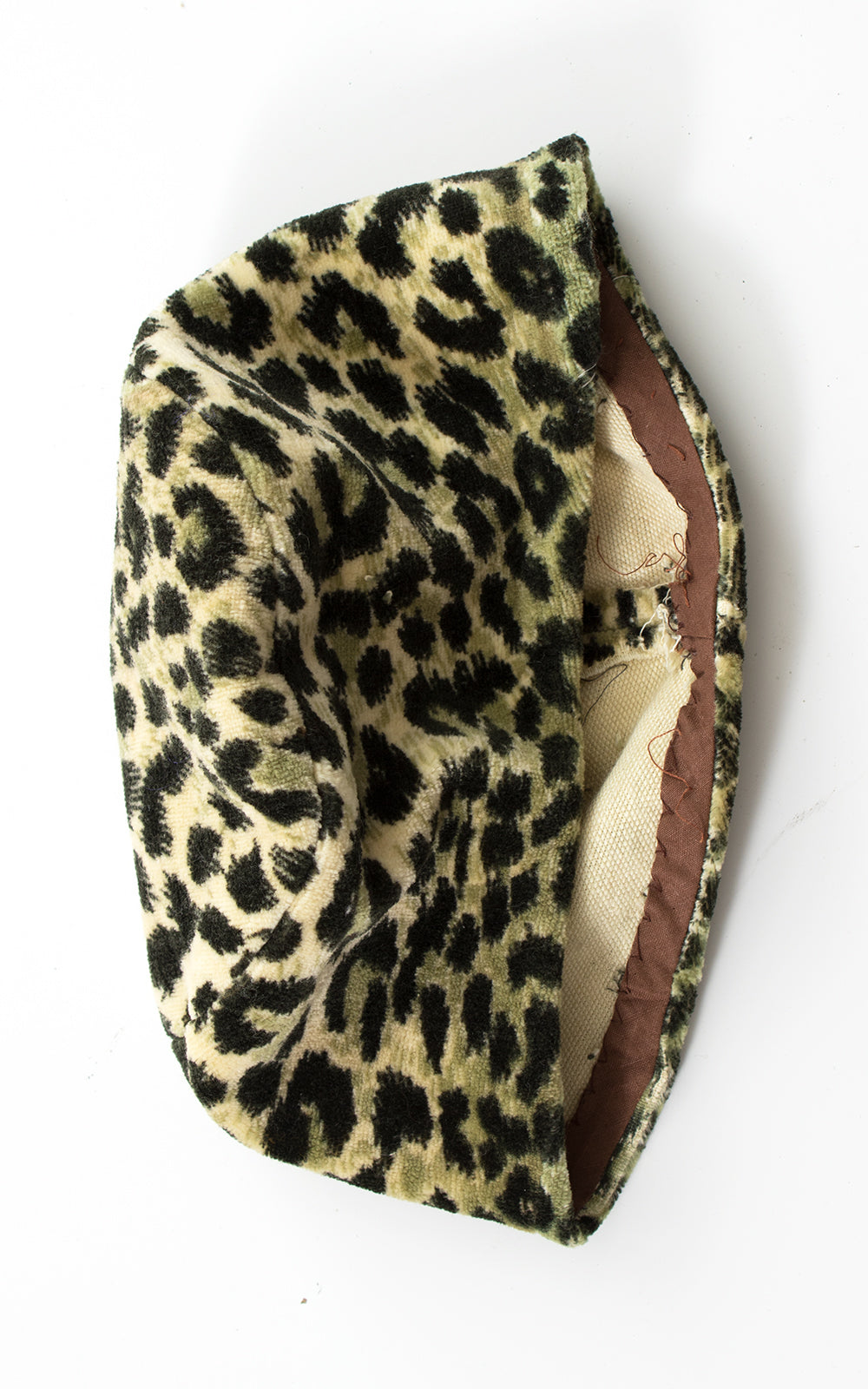 1960s Leopard Print Faux Fur Hat, Scarf & Handbag Set