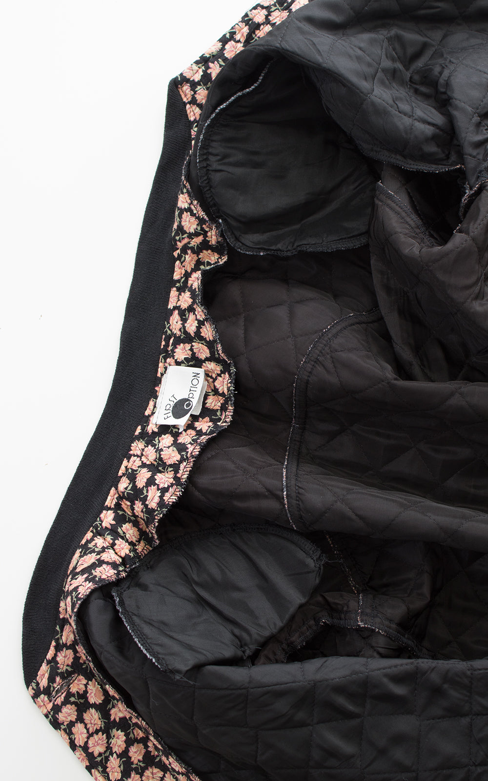 1990s Floral Quilted Cotton Bomber Jacket