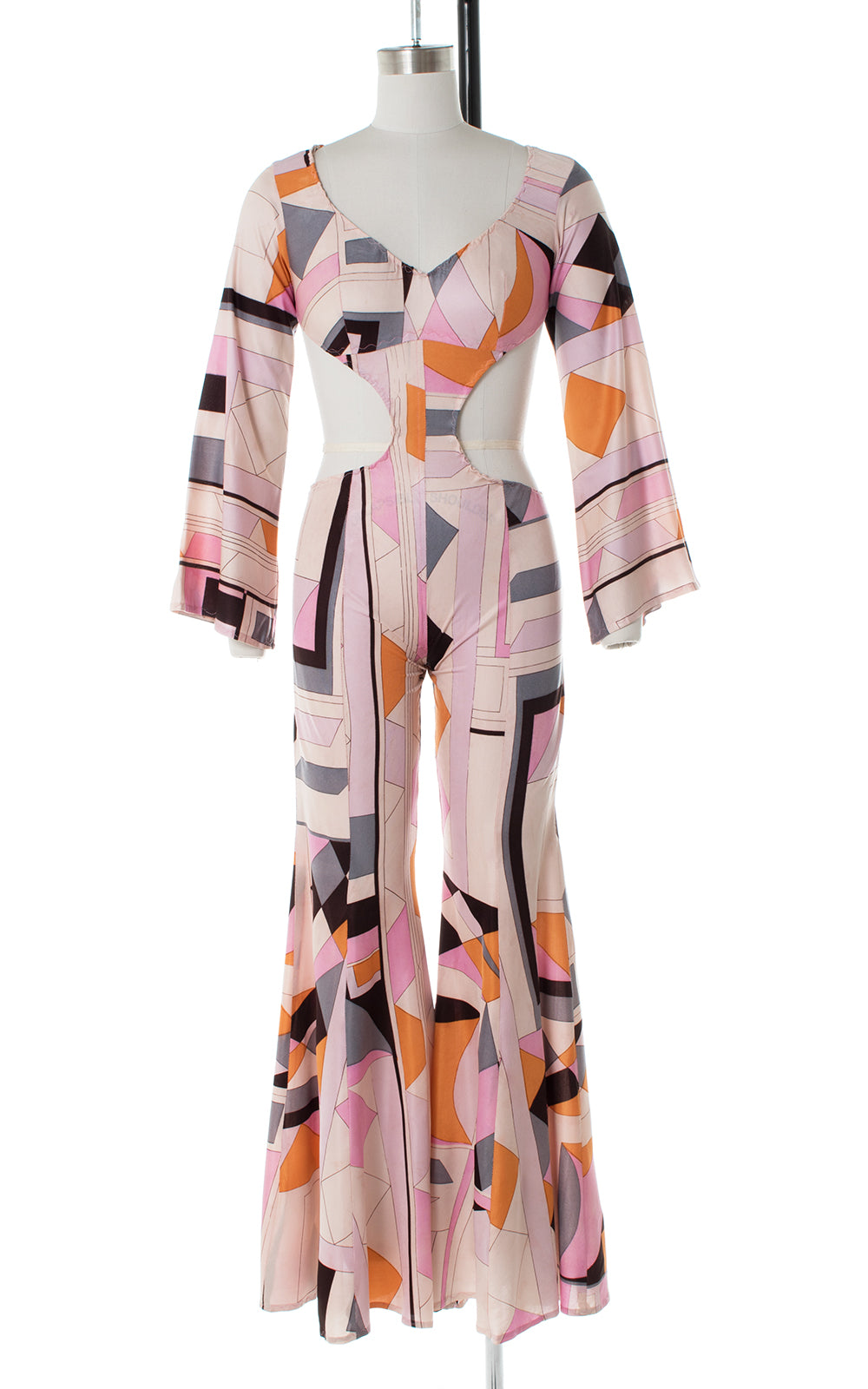 1960s Pucci Inspired Cutout Jumpsuit