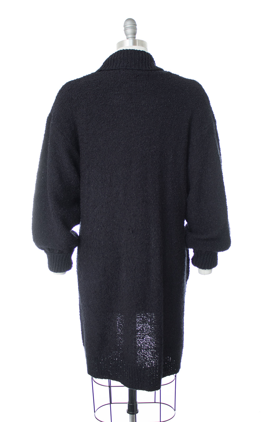 1980s Oversized Knit Sweater Coat | small/medium – Birthday Life Vintage