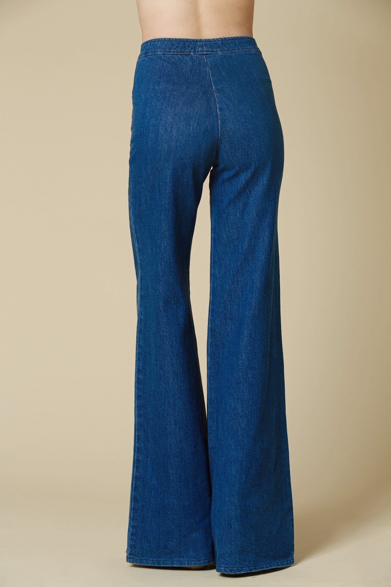 Modern STONED IMMACULATE 1970s Style Wide Leg Jeans | medium/large