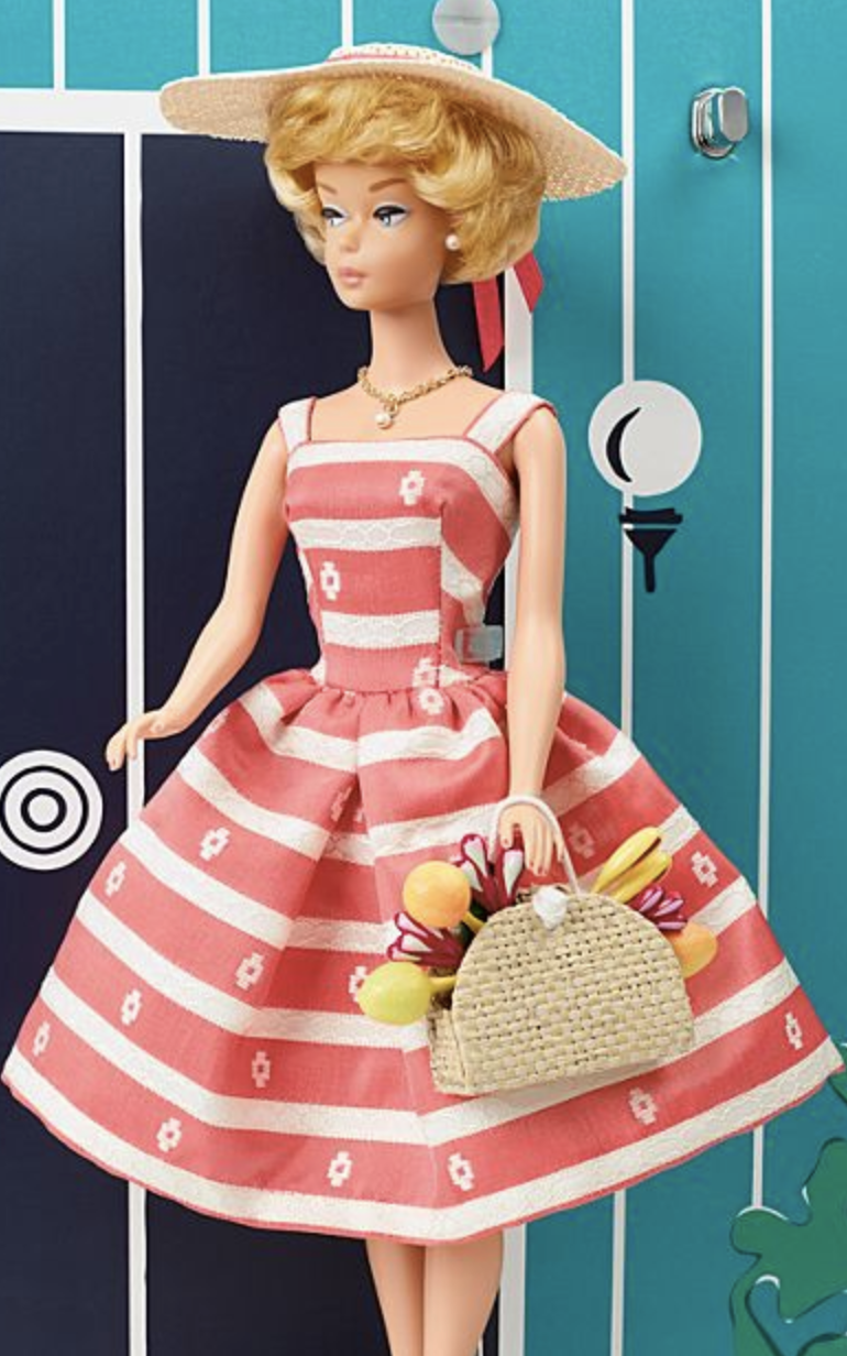 Unique vintage top barbie skirt