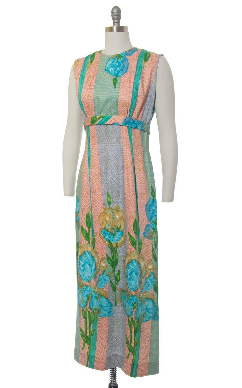 $50 & UNDER SALE || 1960s Hawaiian Pastel Floral Maxi Sundress | mediu Birthday Life Vintage $50 & UNDER SALE || 1960s Hawaiian Pastel Floral Maxi Sundress | mediu Birthday Life Vintage