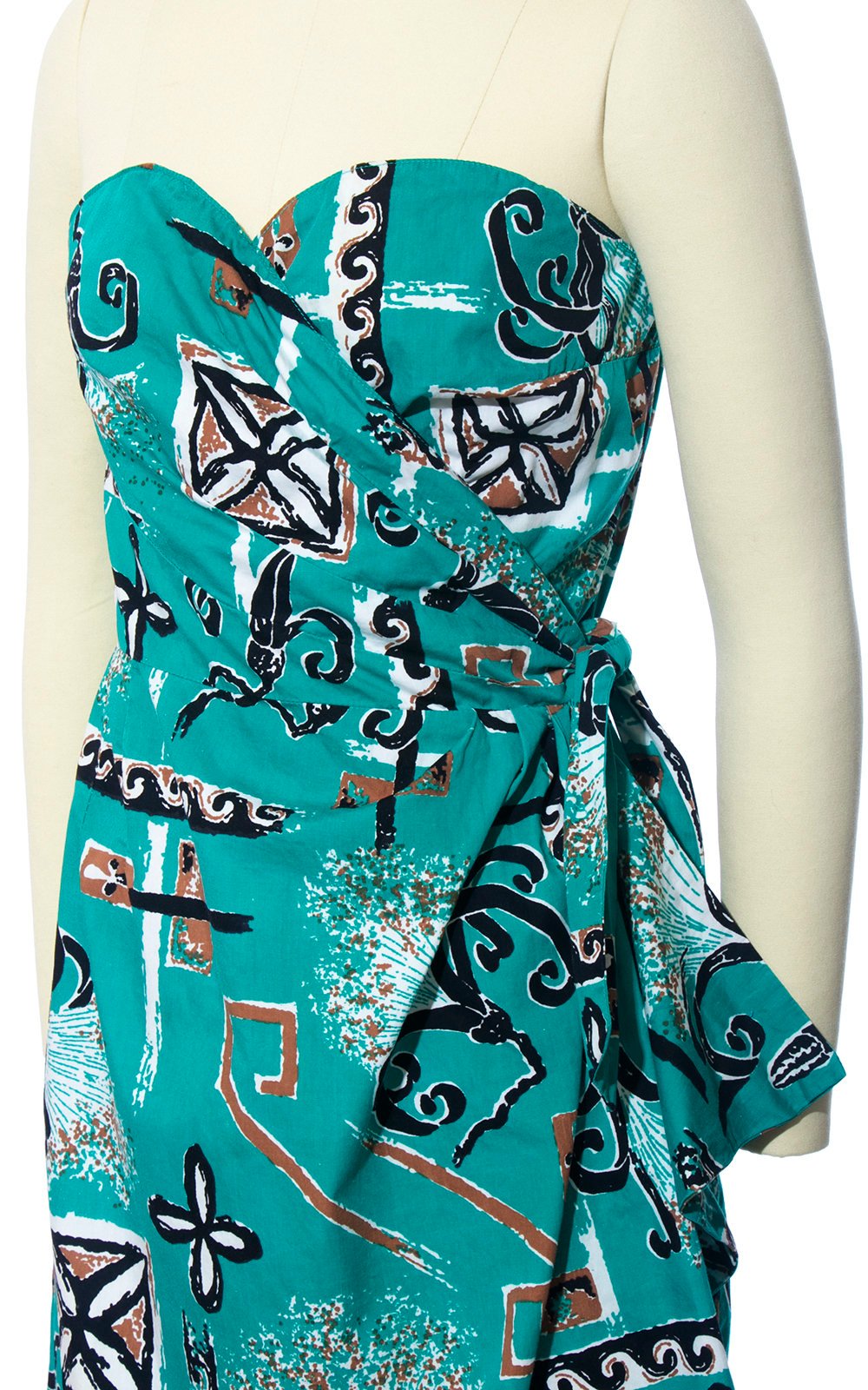 1950s Alfred Shaheen Hawaiian Sarong Dress 1950s Alfred Shaheen Hawaiian Sarong Dress