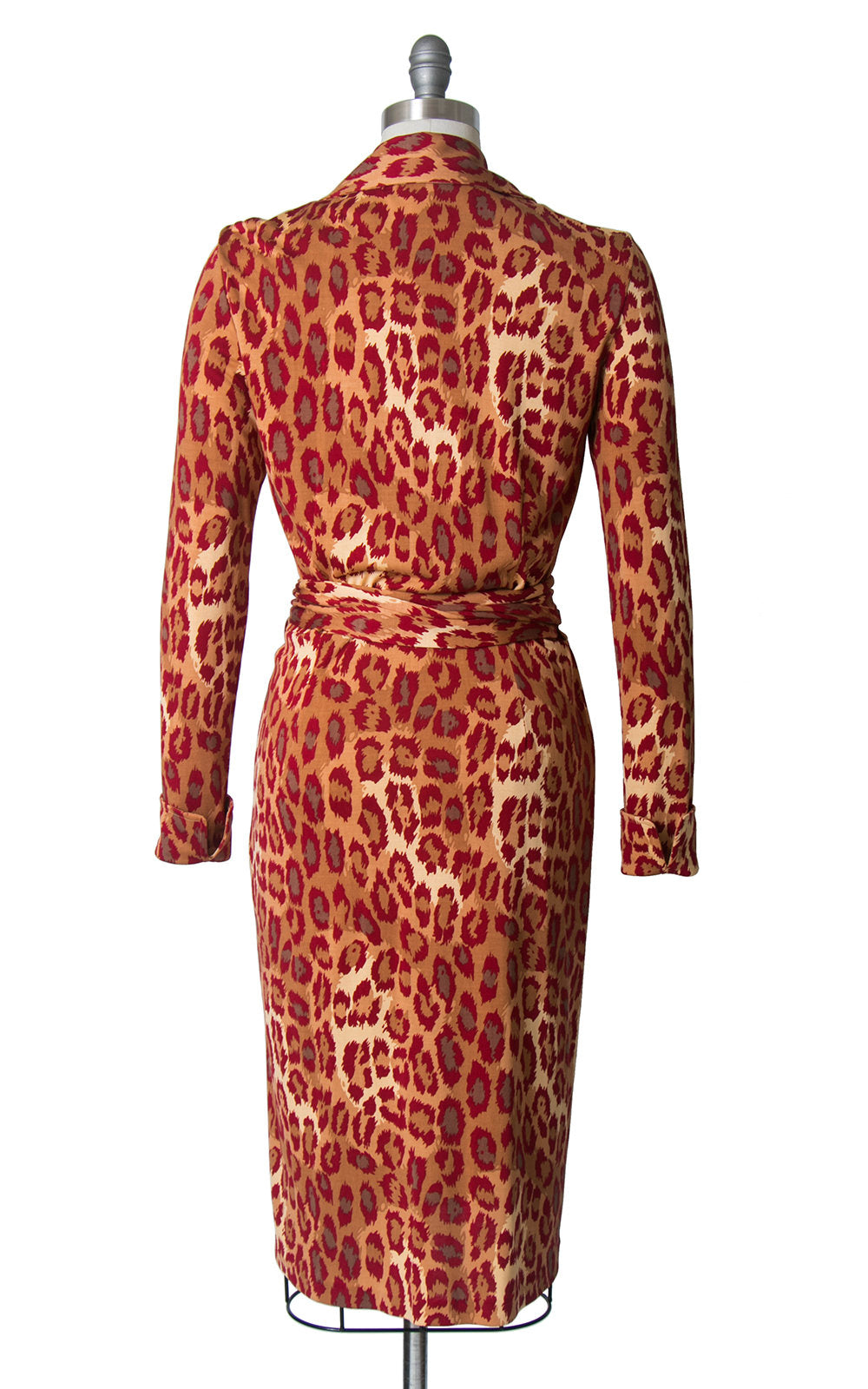 Leopard Life Wrap Vintage Jersey 1990s Von Furstenberg sma | Diane Dress Silk Birthday – Print