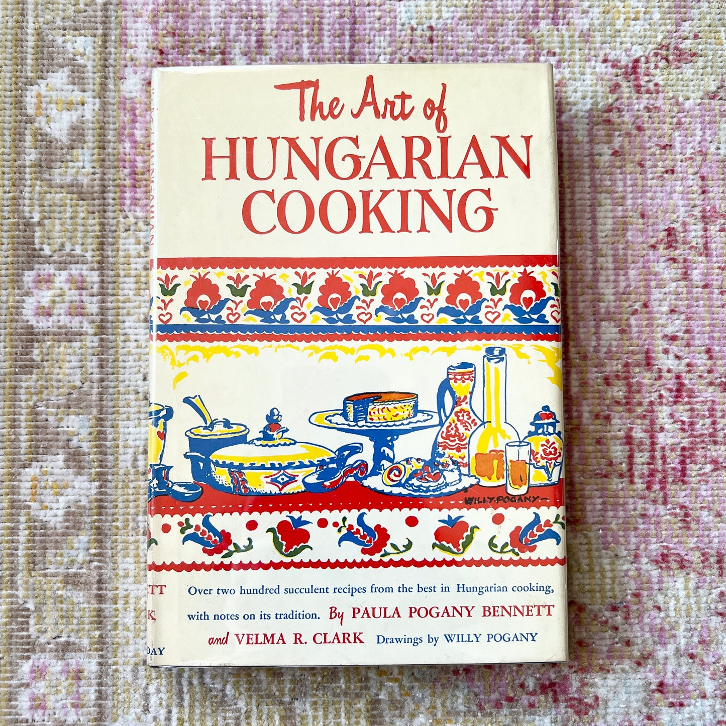 [AS-IS] 1954 "The Art of Hungarian Cooking" Hardcover Cookbook