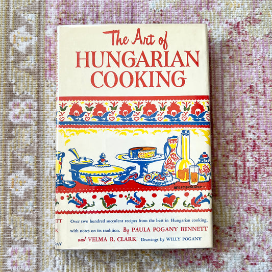 [AS-IS] 1954 "The Art of Hungarian Cooking" Hardcover Cookbook