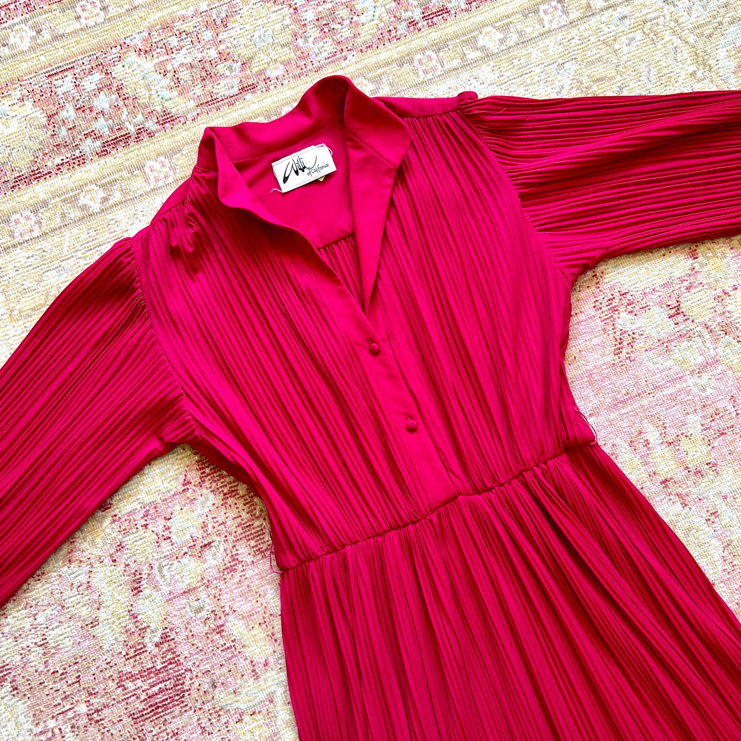 [AS-IS] 1980s Pink Secretary Dress | small/medium/large