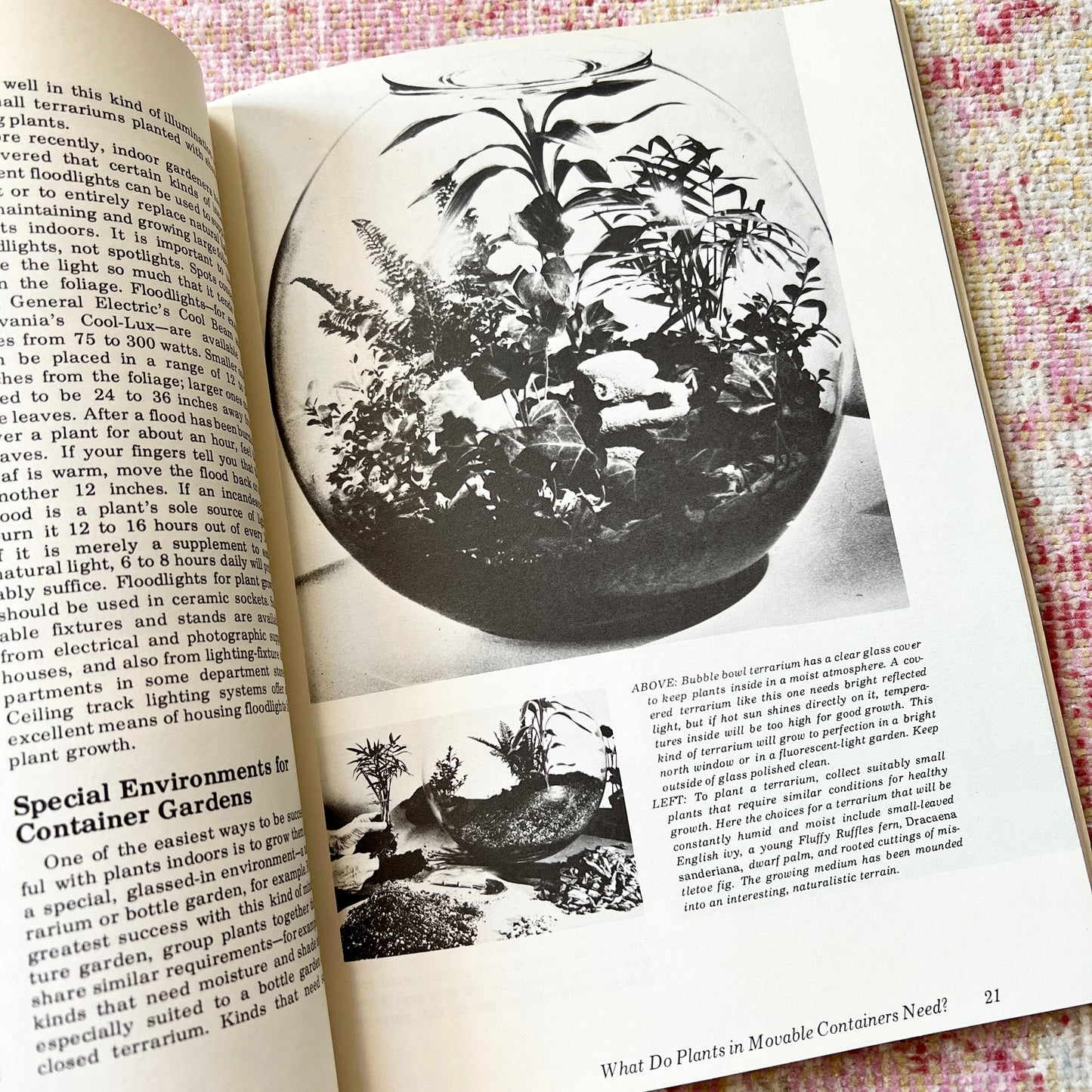 [AS-IS] 1975 "Gardening in Containers" Paperback Book