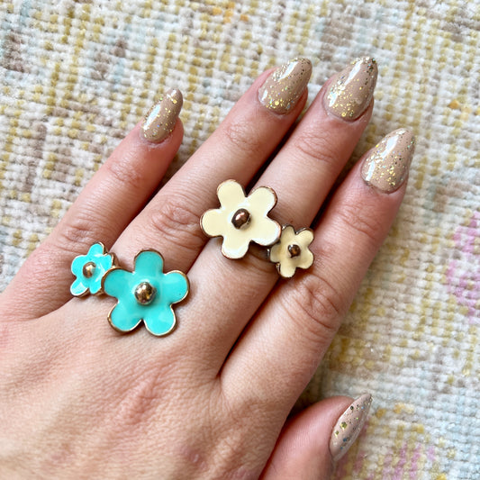 [AS-IS] 1960s Style Rings (Set of 2)